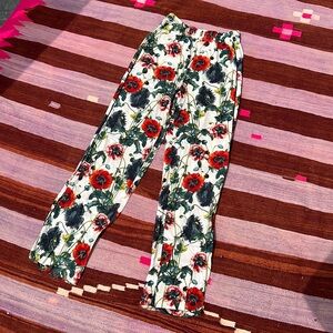 H&M Poppy Print Trouser